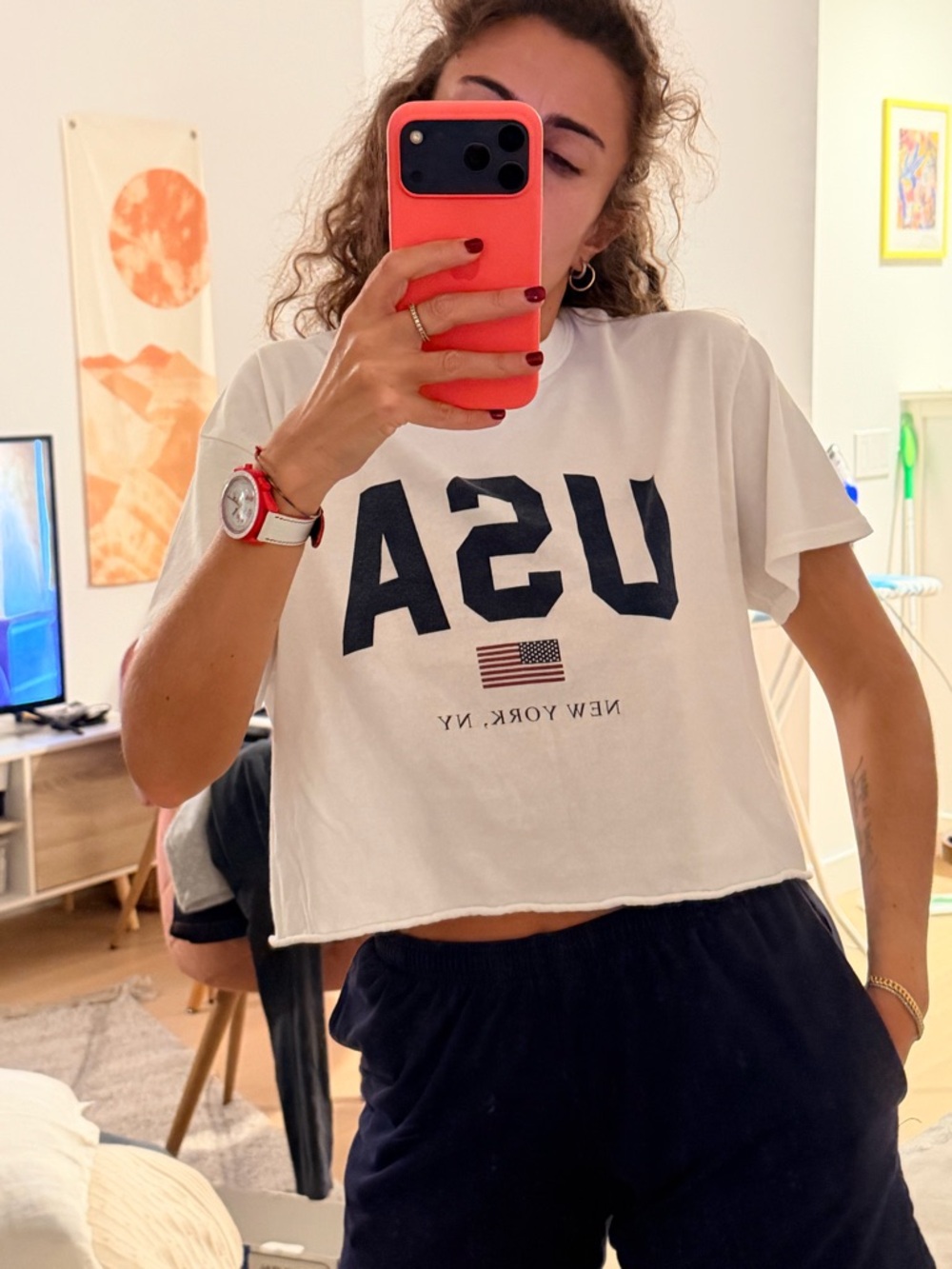 Brandy melville cropped tshirt